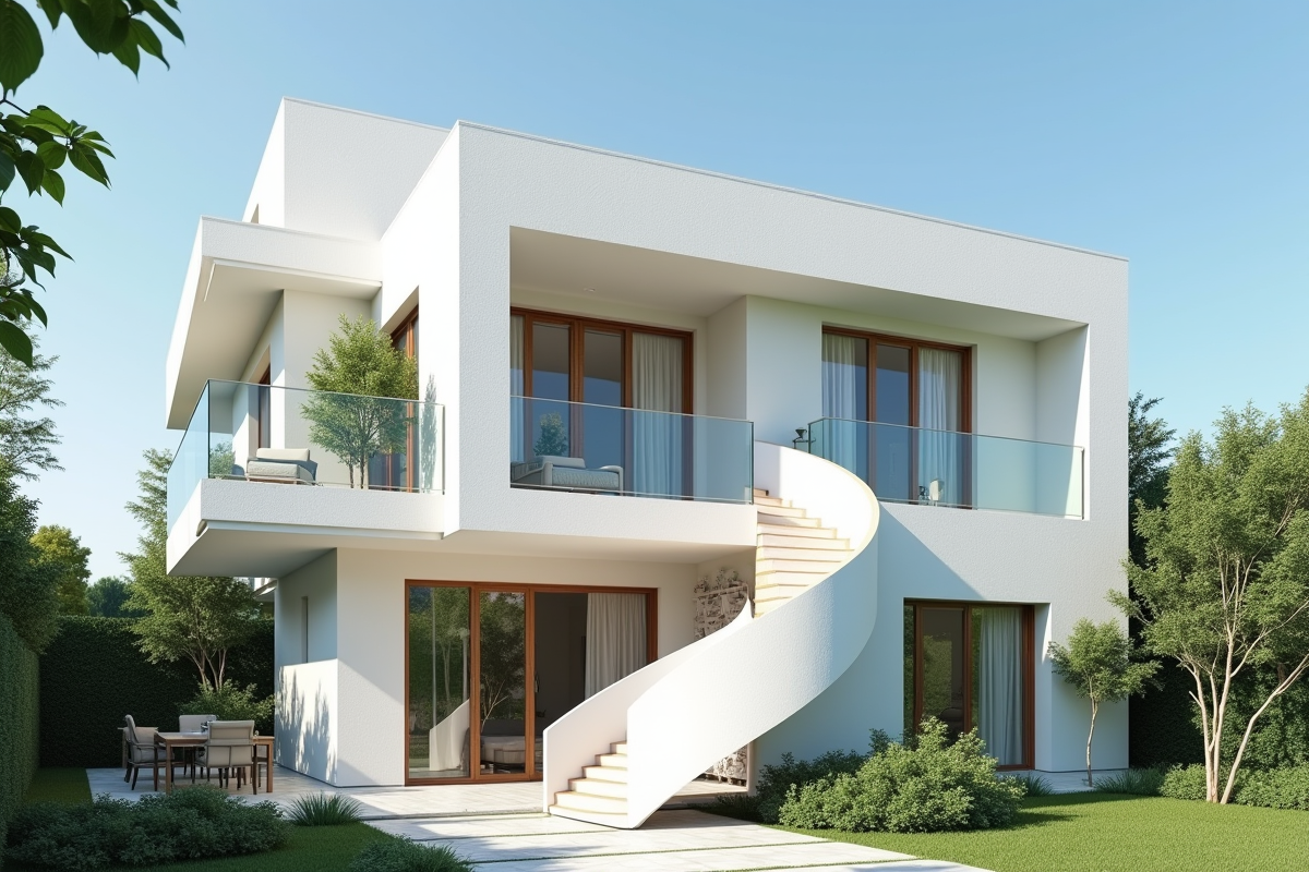 Façade élégante d